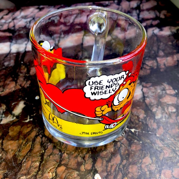 Vintage 1978 McDonald’s Jim Davis Glass Garfield Mug - Picture 4 of 6